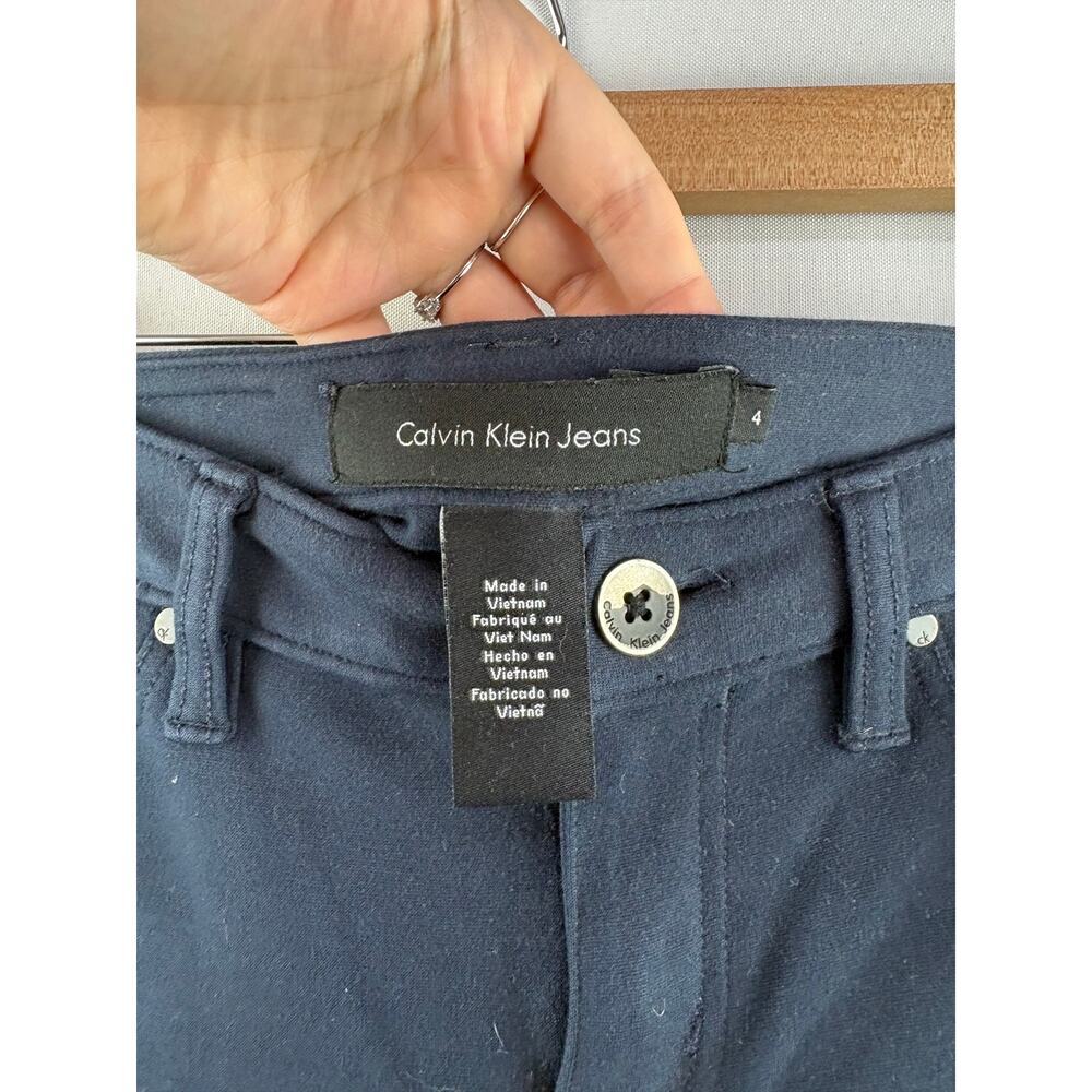 Women’s Calvin Klein Size 4 Navy Low rise Jeggings - Picture 5 of 6